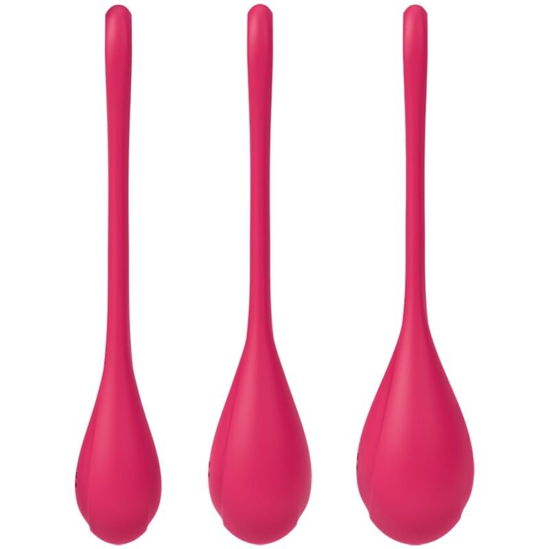 SATISFYER - YONI POWER 1 KIT DE ENTRENAMIENTO ROJO - Imagen 2