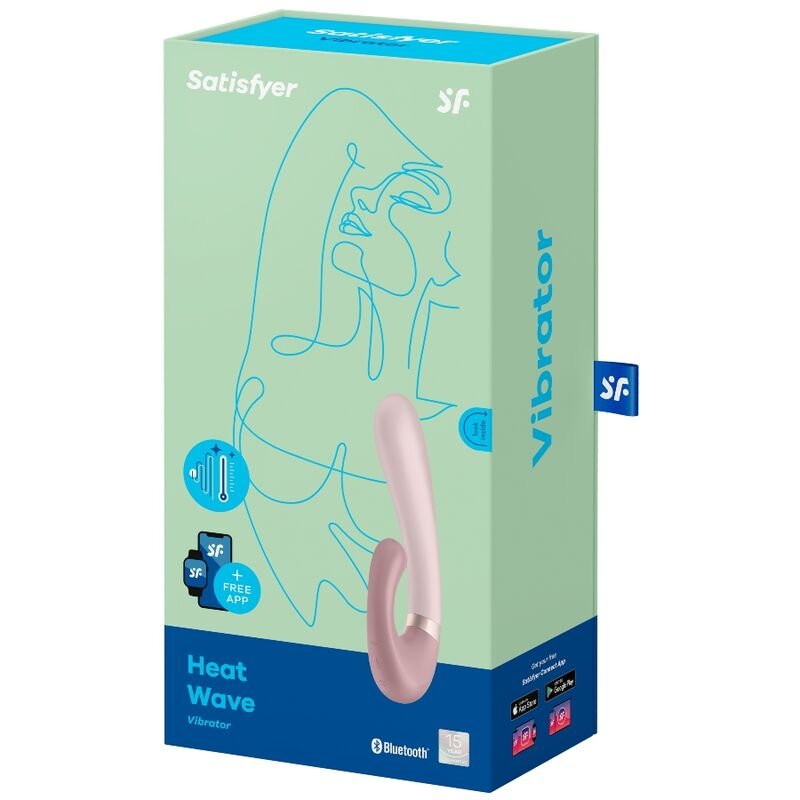 SATISFYER - HEAT WAVE VIBRADOR APP BLANCO - Imagen 2