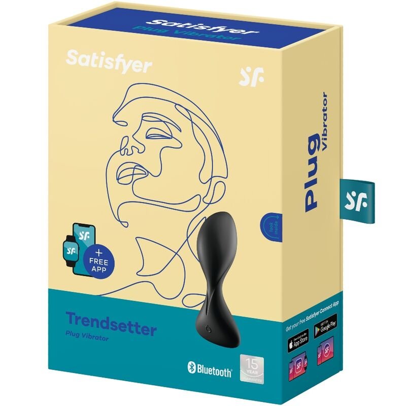 SATISFYER - TRENDSETTER PLUG VIBRADOR APP VERDE - Imagen 3