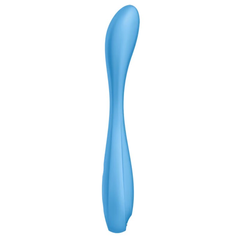 SATISFYER - G-SPOT FLEX 4+ MULTI VIBRADOR APP AZUL - Imagen 4