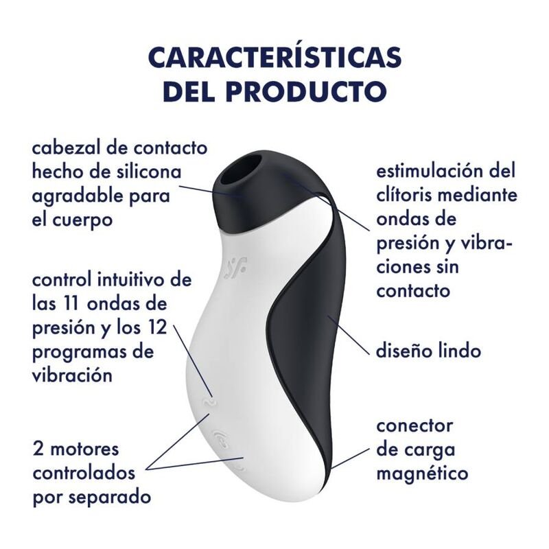 SATISFYER - ORCA AIR PULSE STIMULATOR + VIBRATION - Imagen 5