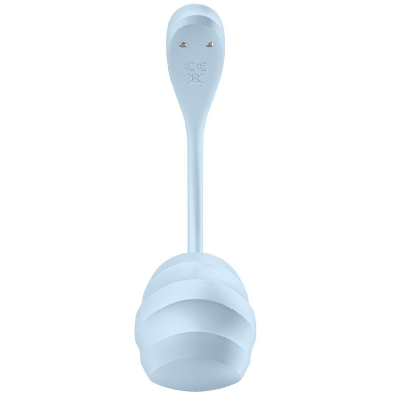 SATISFYER - SMOOTH PETAL ESTIMULADOR PUNTO G CELESTE APP GRATUITA - Imagen 6