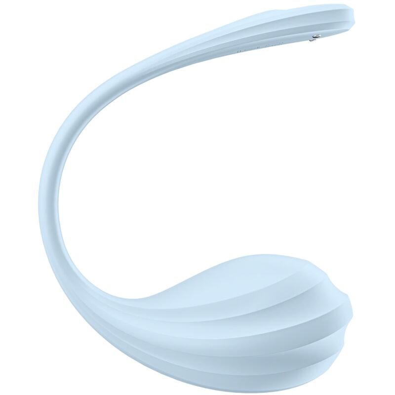 SATISFYER - SMOOTH PETAL ESTIMULADOR PUNTO G CELESTE APP GRATUITA - Imagen 3
