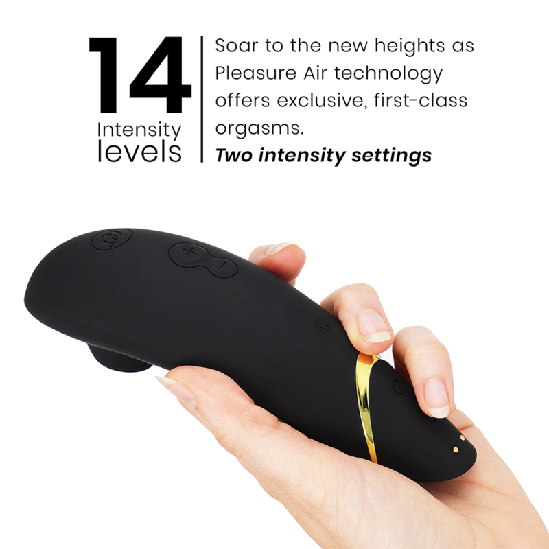 WOMANIZER - PREMIUM 2 ESTIMULADOR DE CLÍTORIS NEGRO - Imagen 3