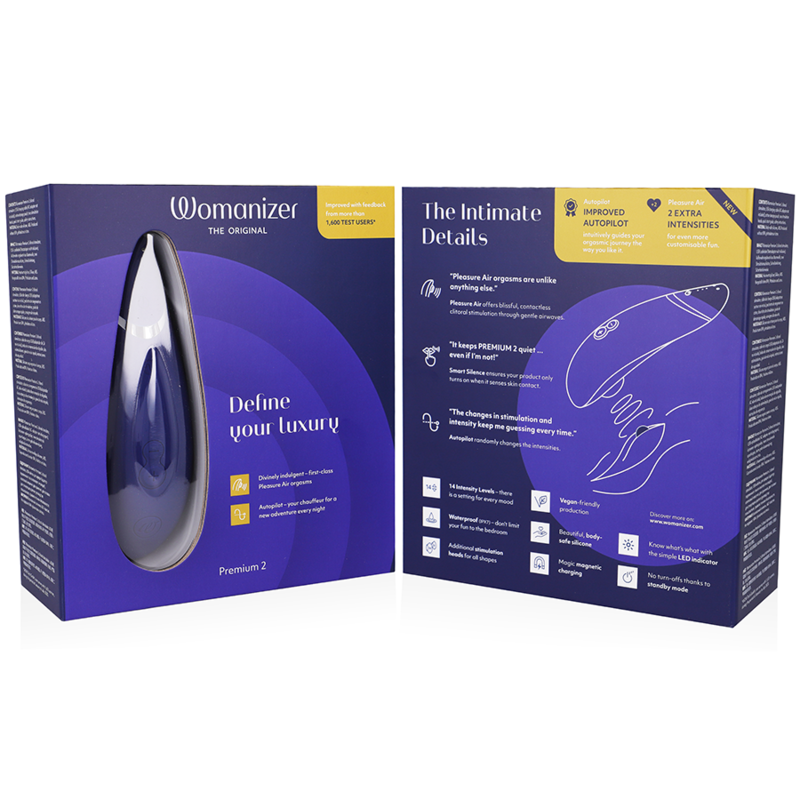 WOMANIZER - PREMIUM 2 ESTIMULADOR DE CLÍTORIS ARÁNDANO - Imagen 2