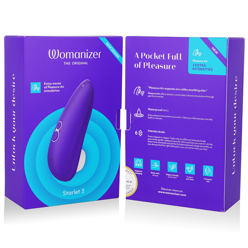 WOMANIZER - STARLET 3 ESTIMULADOR CLÍTORIS INDIGO - Imagen 4