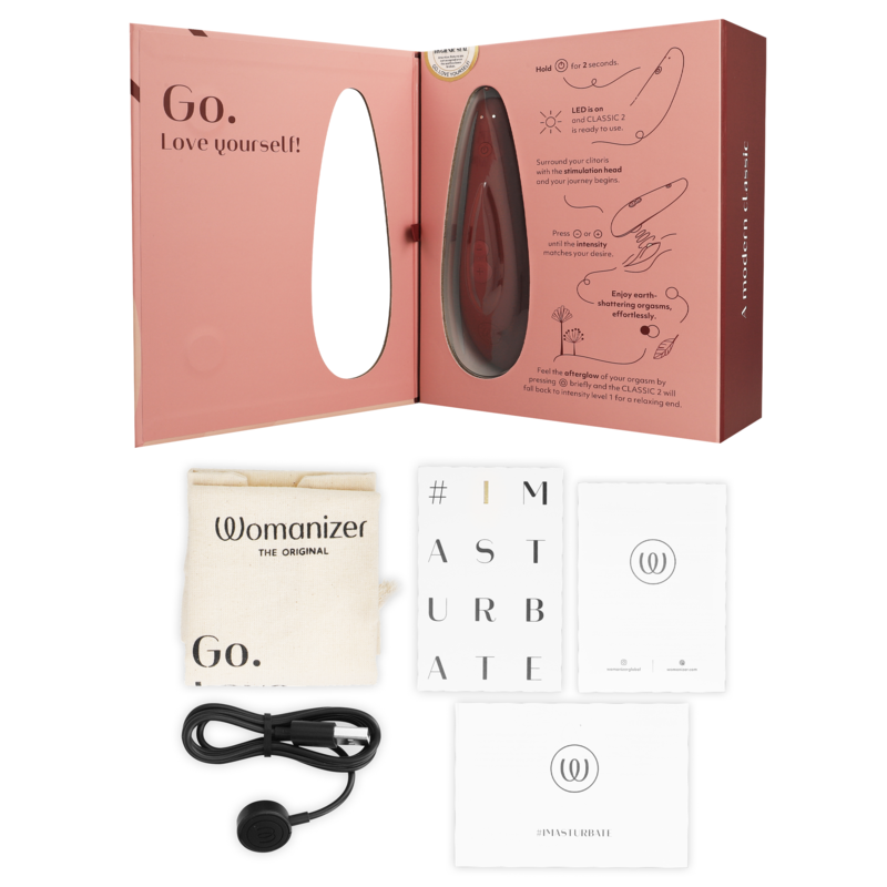 WOMANIZER - CLASSIC 2 ESTIMULADOR DE CLÍTORIS BURDEOS - Imagen 7