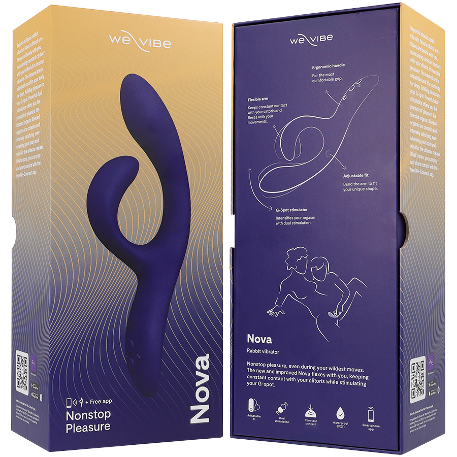 WE-VIBE - NOVA 3 VIBRADOR RABBIT AZUL MEDIANOCHE - Imagen 2