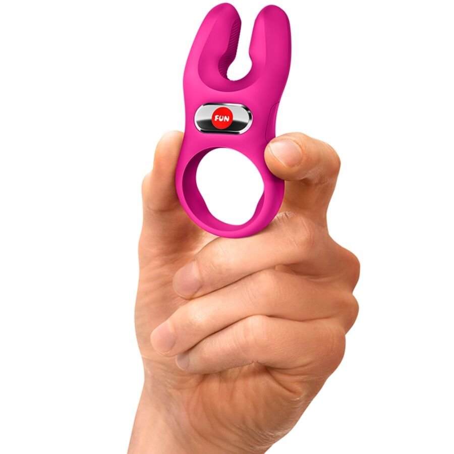 FUN FACTORY - NOS PRO ANILLO VIBRADOR PENE MAGENTA - Imagen 2