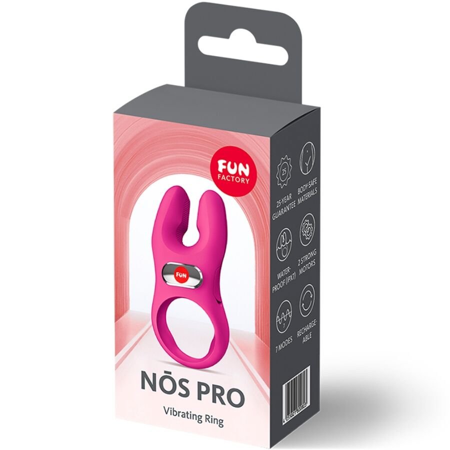 FUN FACTORY - NOS PRO ANILLO VIBRADOR PENE MAGENTA - Imagen 6