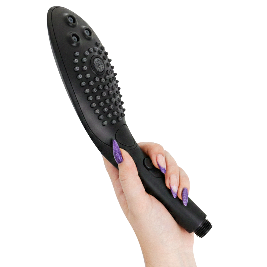 WOMANIZER - WAVE CABEZAL DE DUCHA ESTIMULADOR DE CLITORÍS NEGRO - Imagen 2