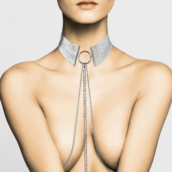 BIJOUX - DÉSIR MÉTALLIQUE COLLAR METLICO PLATEADO - Imagen 2