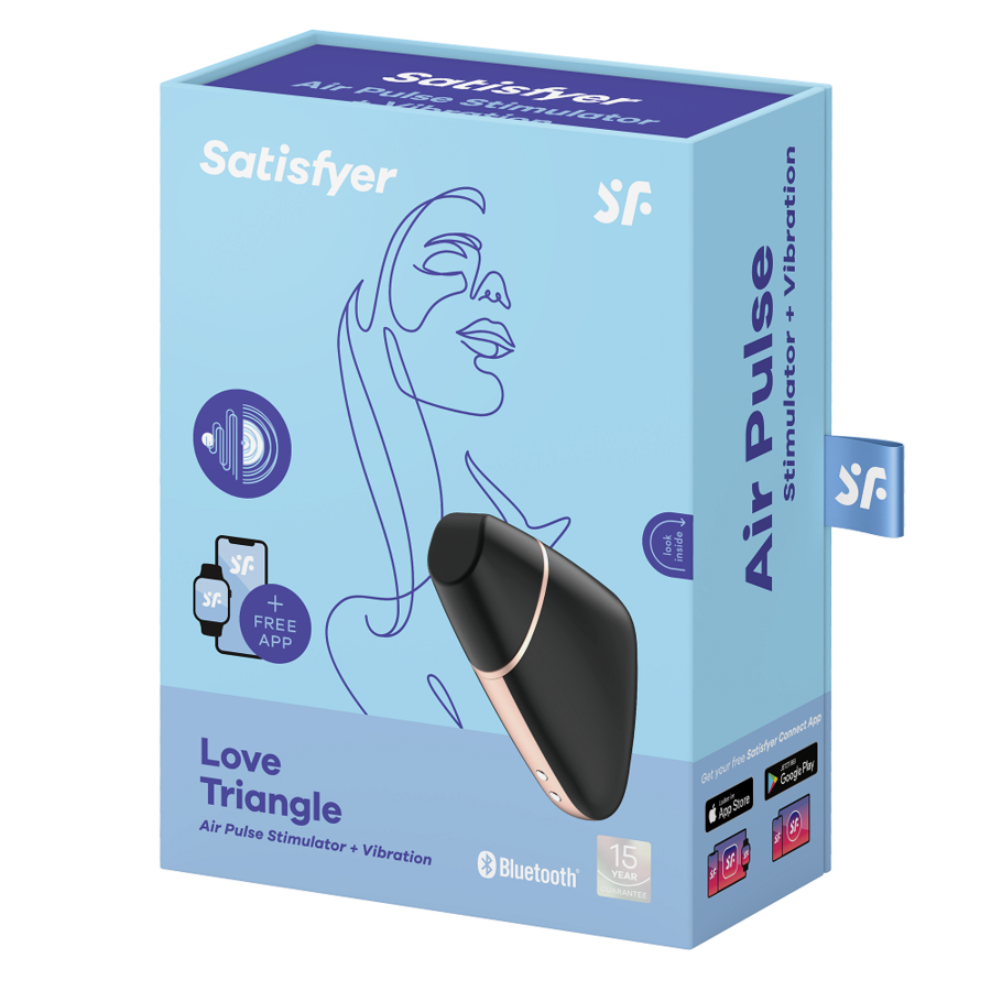 SATISFYER LOVE TRIANGLE ESTIMULADOR Y VIBRADOR - BLANCO - Imagen 5