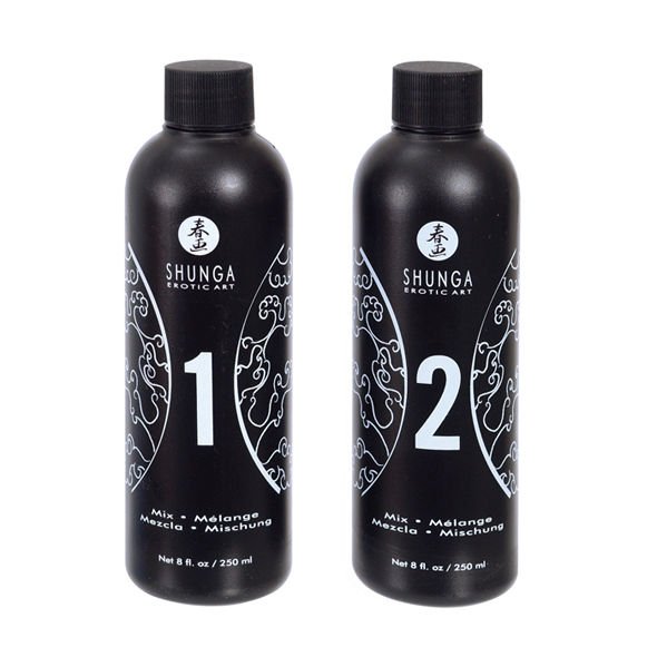 SHUNGA - GEL DE MASAJE ERÓTICO CUERPO A CUERPO ORIENTAL FRESAS Y CAVA - Imagen 2