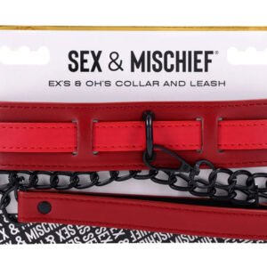 eX's and Oh's Collar and Leash
