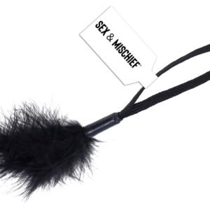 Black Wrist Feather Tickler