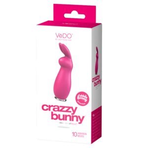 Crazzy Bunny Rechargeable Bullet - Pretty in Pink