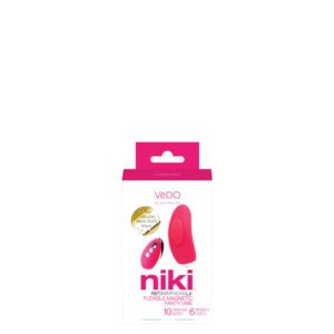 Niki Rechargeable Flexible Magnetic Panty Vibe - Pink