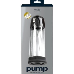 Pump Rechargeable Vacuum Penis - Just Black