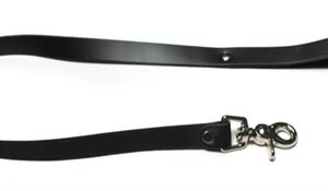 Leather Leash Black