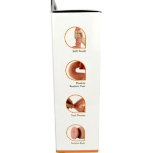 Get Lucky Real Skin 7.5" Dual Layer Dildo Beige