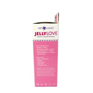 Get Lucky Jelly Love 7" Dildo - Pink