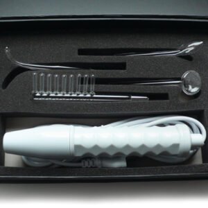 Neon Wand Electrosex Kit - White Handle - Purple Electrode