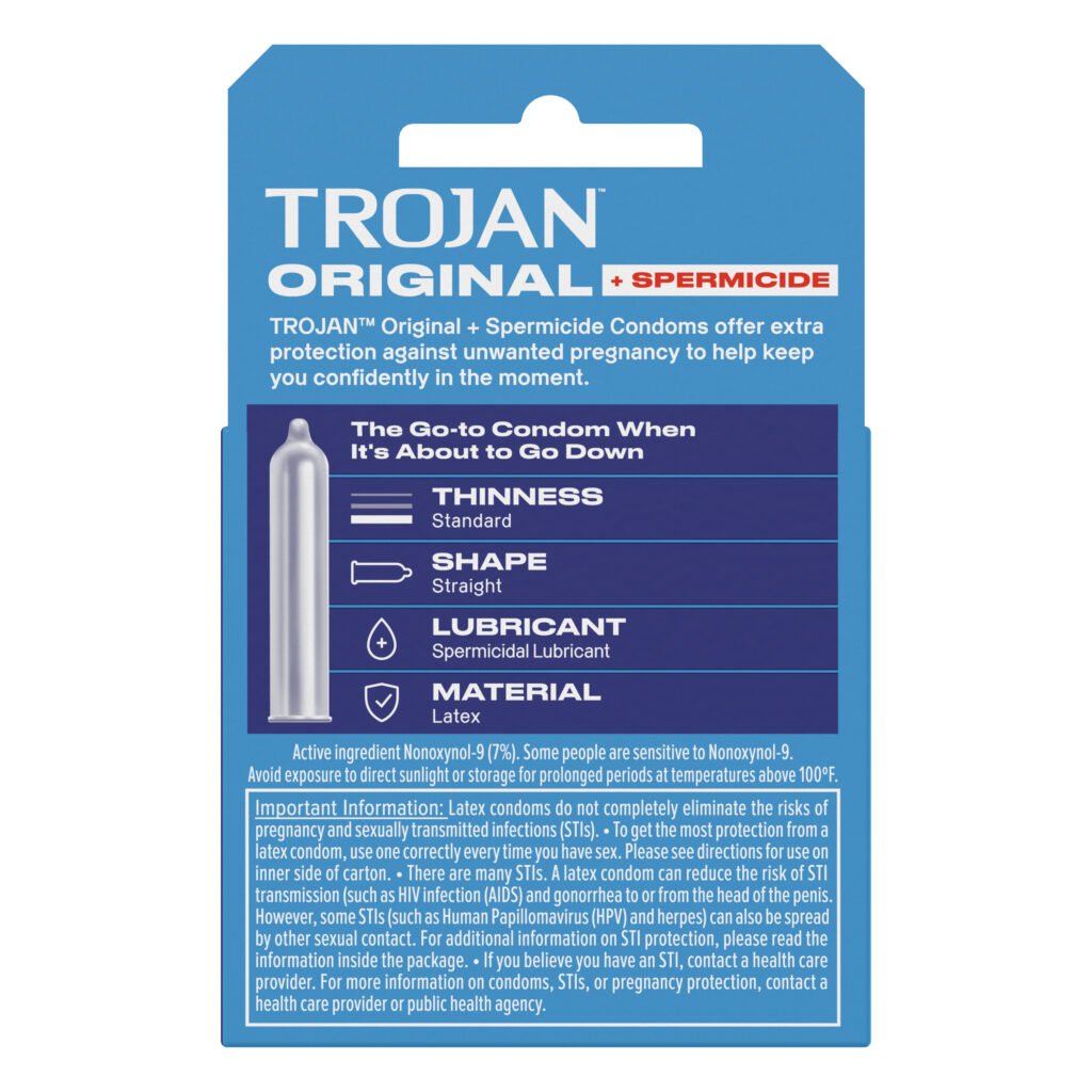 Trojan Enz Armor Spermicidal Lubricated Condoms - 3 Pack - Image 2