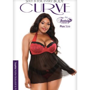 Sophia Halter Babydoll & Panty - 1x2x