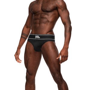 Modal Rib Bong Thong - X-Large - Black