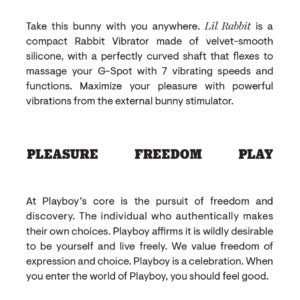 Playboy Pleasure - Little Rabbit - Deep Teal