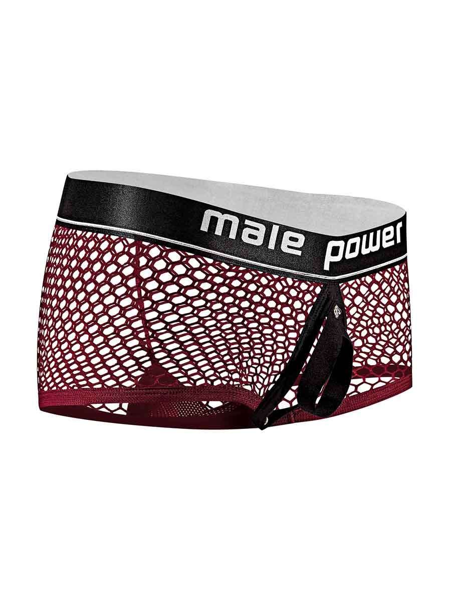 Cock Pit Net Mini Cock Ring Short - Medium - Burgundy