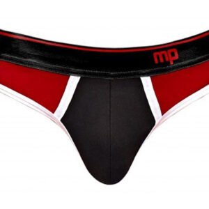 Retro Sport Panel Jock - L/ XL - Black/ Red