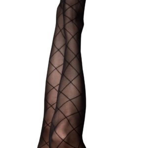 Anna - Diamond Thigh High - Size C - Black