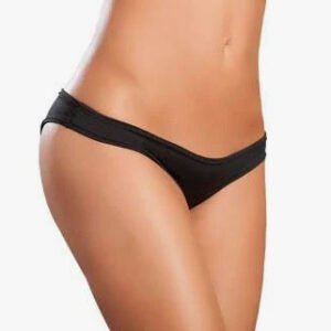 Flattering Mini Srunchy Panty - Small/medium - Black