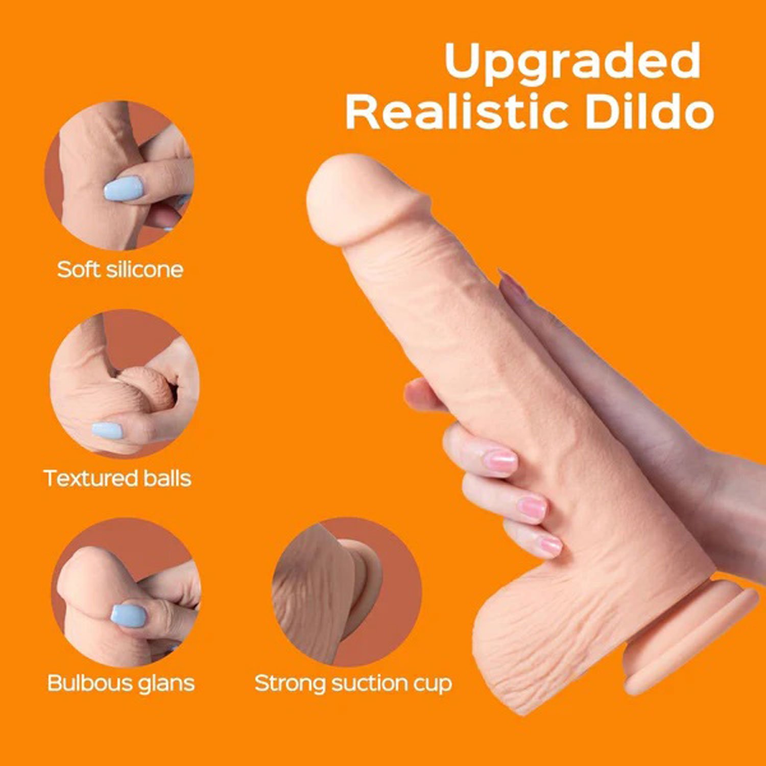 Kenzo-App Controlled 9.5" Big Realistic - Thrusting Dildo - Image 3