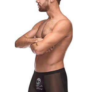 Private Screening Skull Pouch Short Black