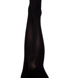 Dana Lynn - Ribbed Thigh High - Size C - Black