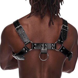 Aries Leather Harness - One Size - Black