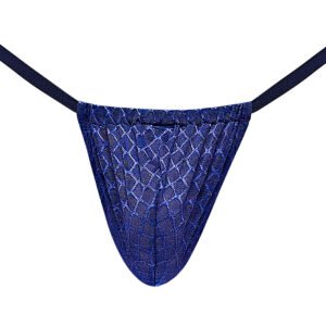 Diamond Mesh Posing Strap - One Size - Navy
