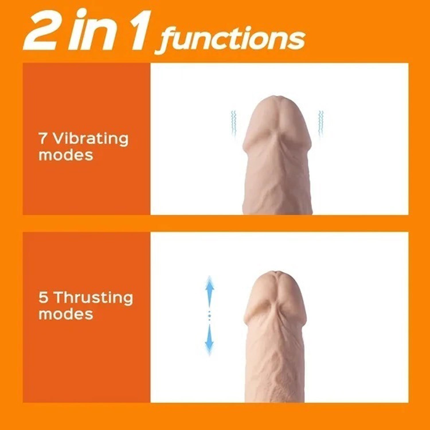 Kenzo-App Controlled 9.5" Big Realistic - Thrusting Dildo - Image 4