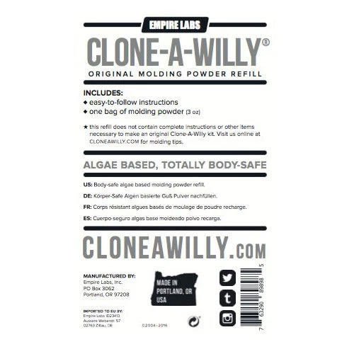 Clone- a- Willy Molding Powder Refill - 3.3 Oz.