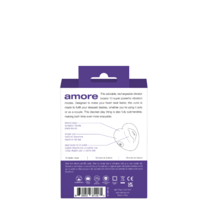Amore Rechargeable Pleasure Vibe - Purple
