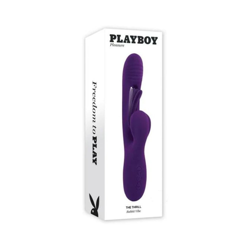 Playboy Pleasure - the Thrill Rabbit Vibrator - Purple